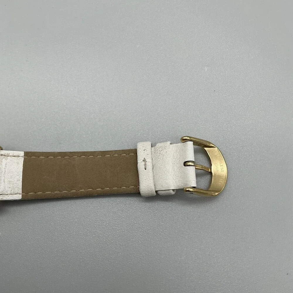Bellezza Limited Edition Womens Watch 38mm Faux Coin Leather Band New Battery
